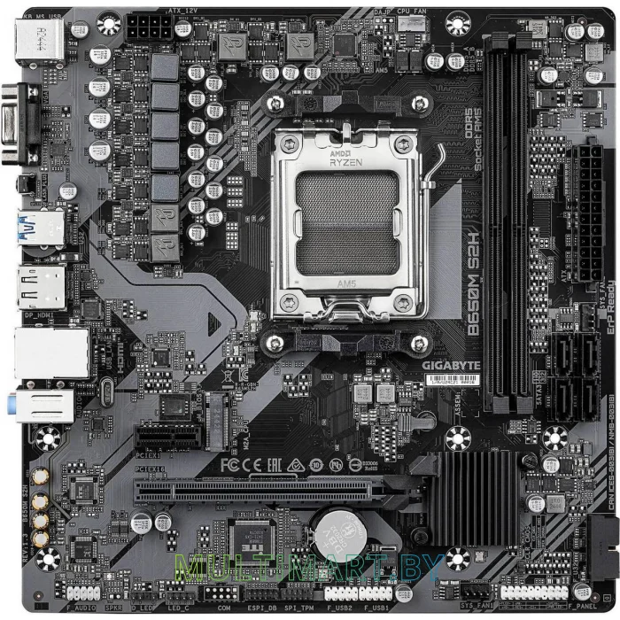 Материнская плата Gigabyte B650M S2H (rev. 1.3)
